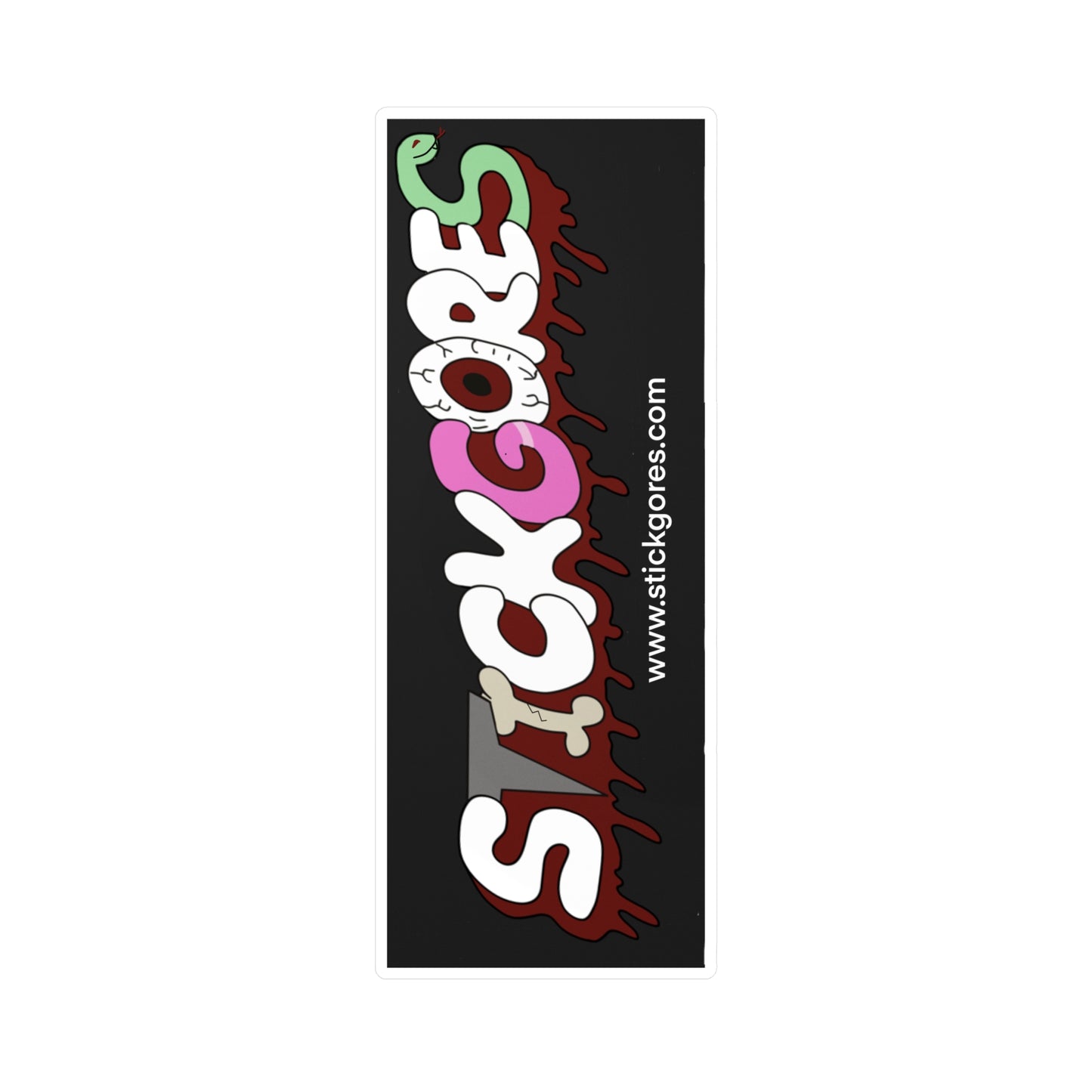 StickGores Logo Sticker: Black