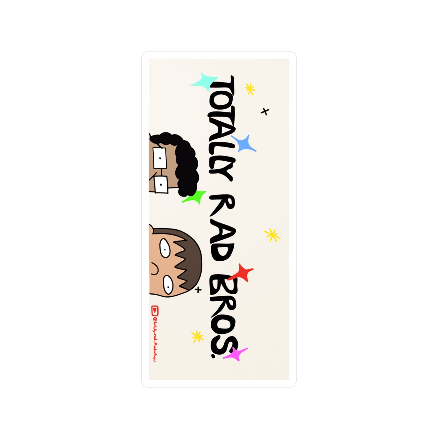 Total Rad Bros. Logo Sticker