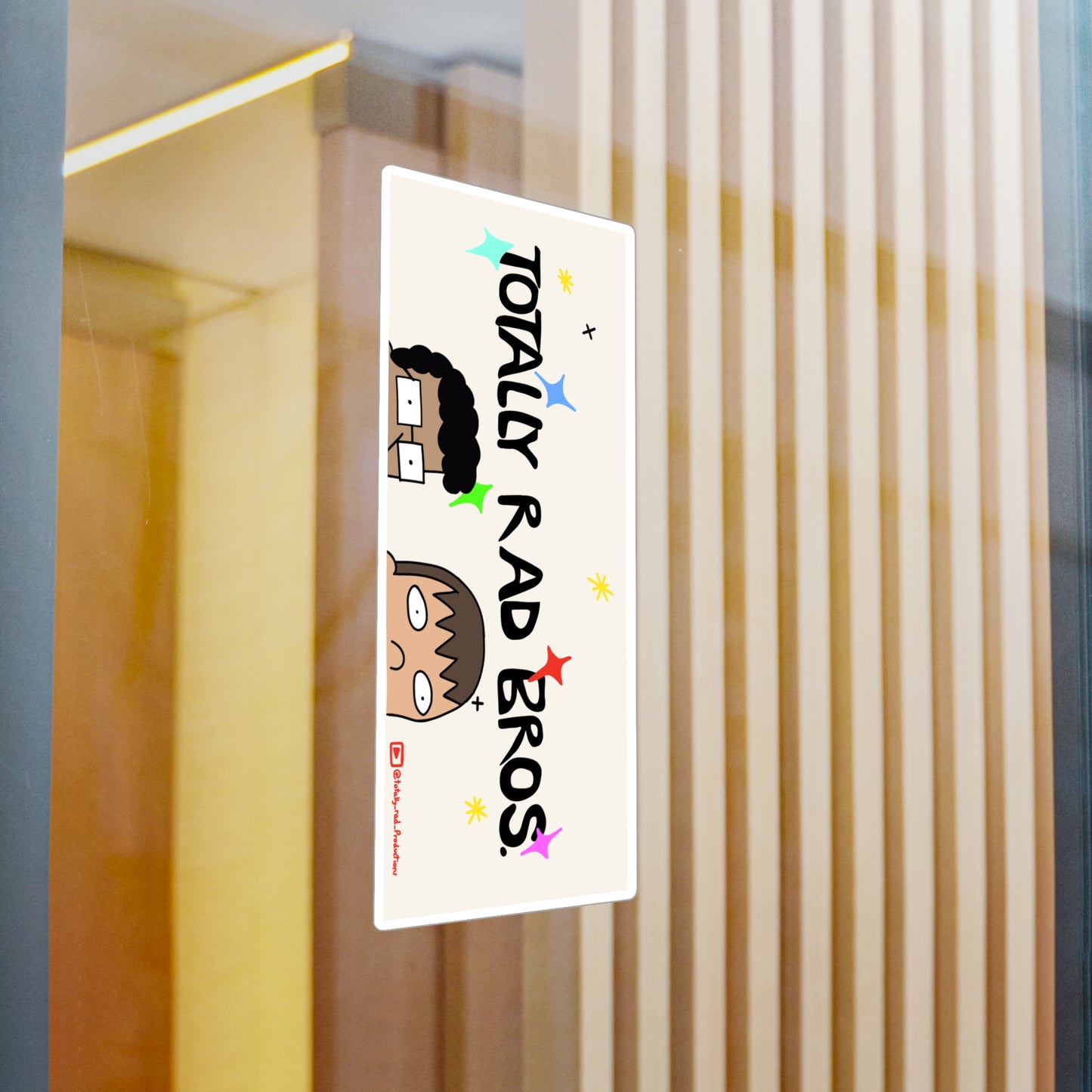 Total Rad Bros. Logo Sticker