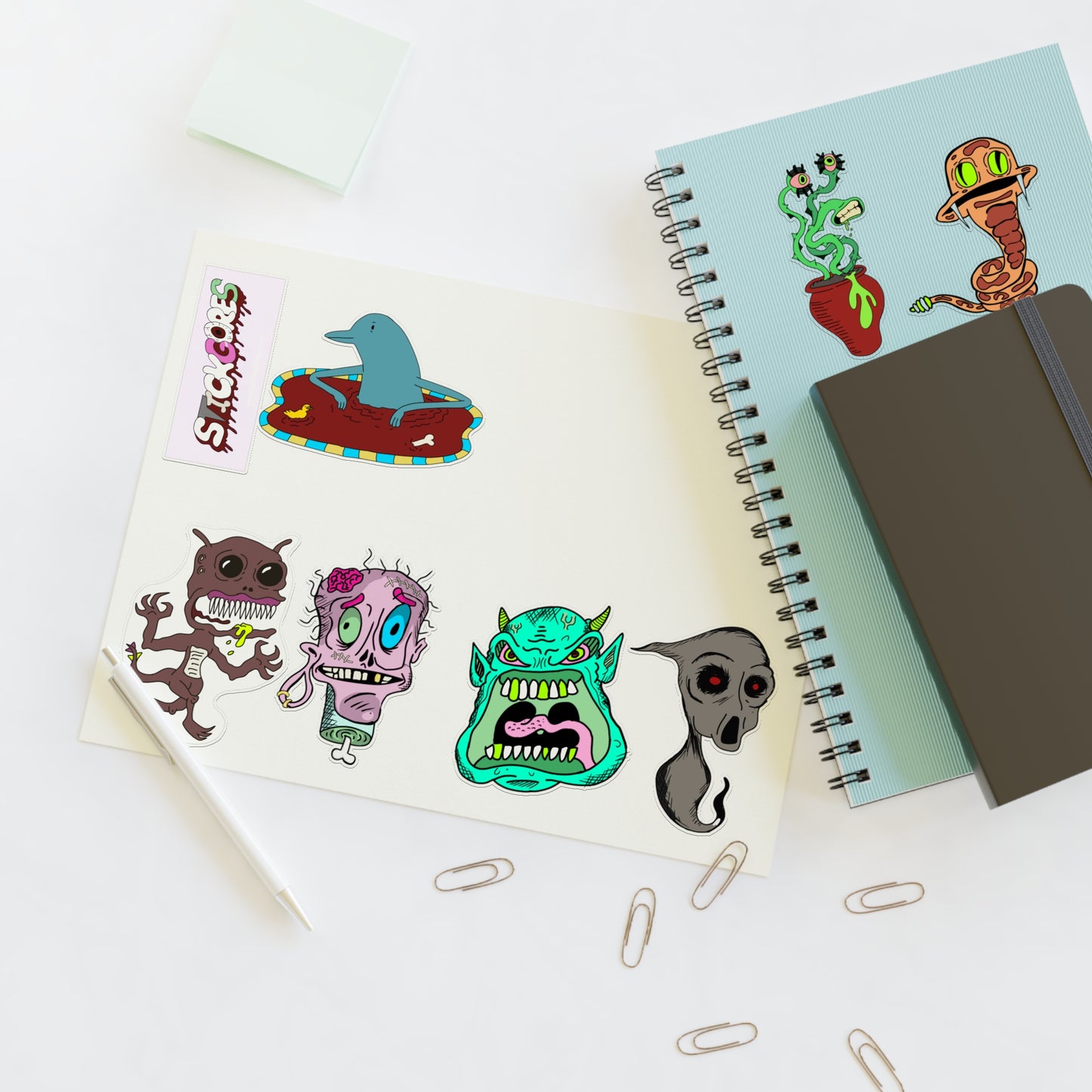 StickGores Wave 1: sticker sheet #2 Ghoulish Things