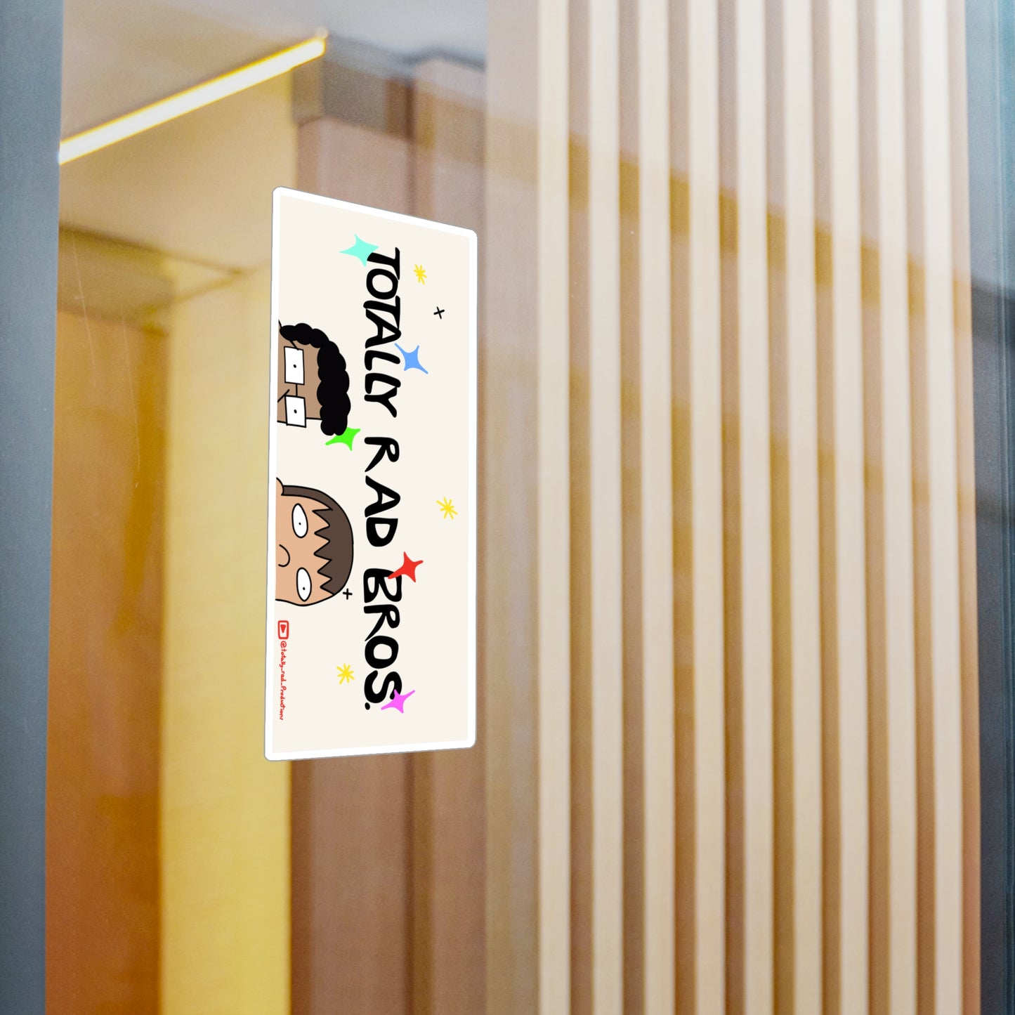 Total Rad Bros. Logo Sticker