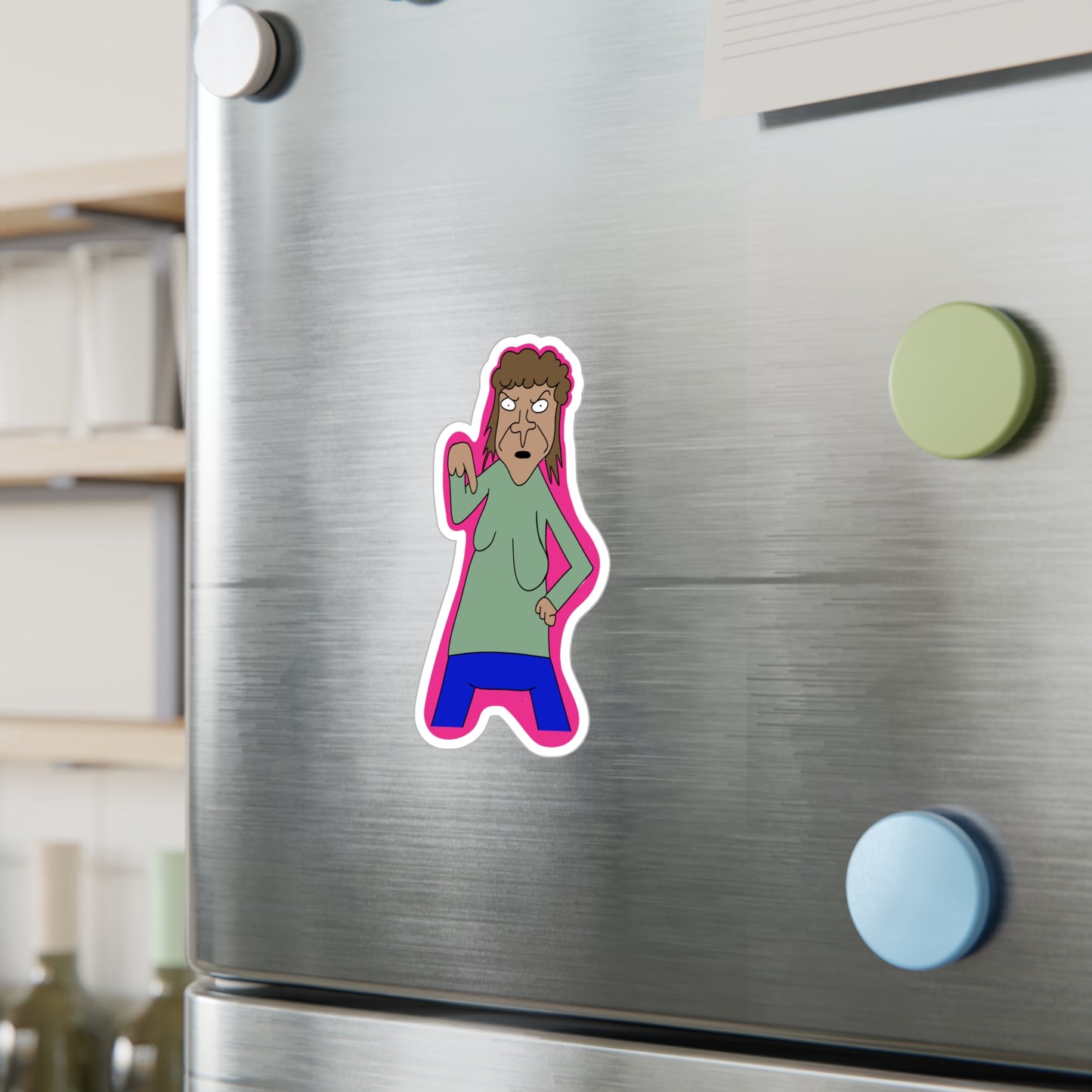 Ms. Mullet Sticker