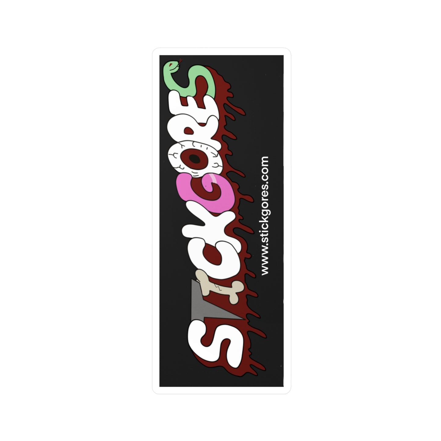 StickGores Logo Sticker: Black