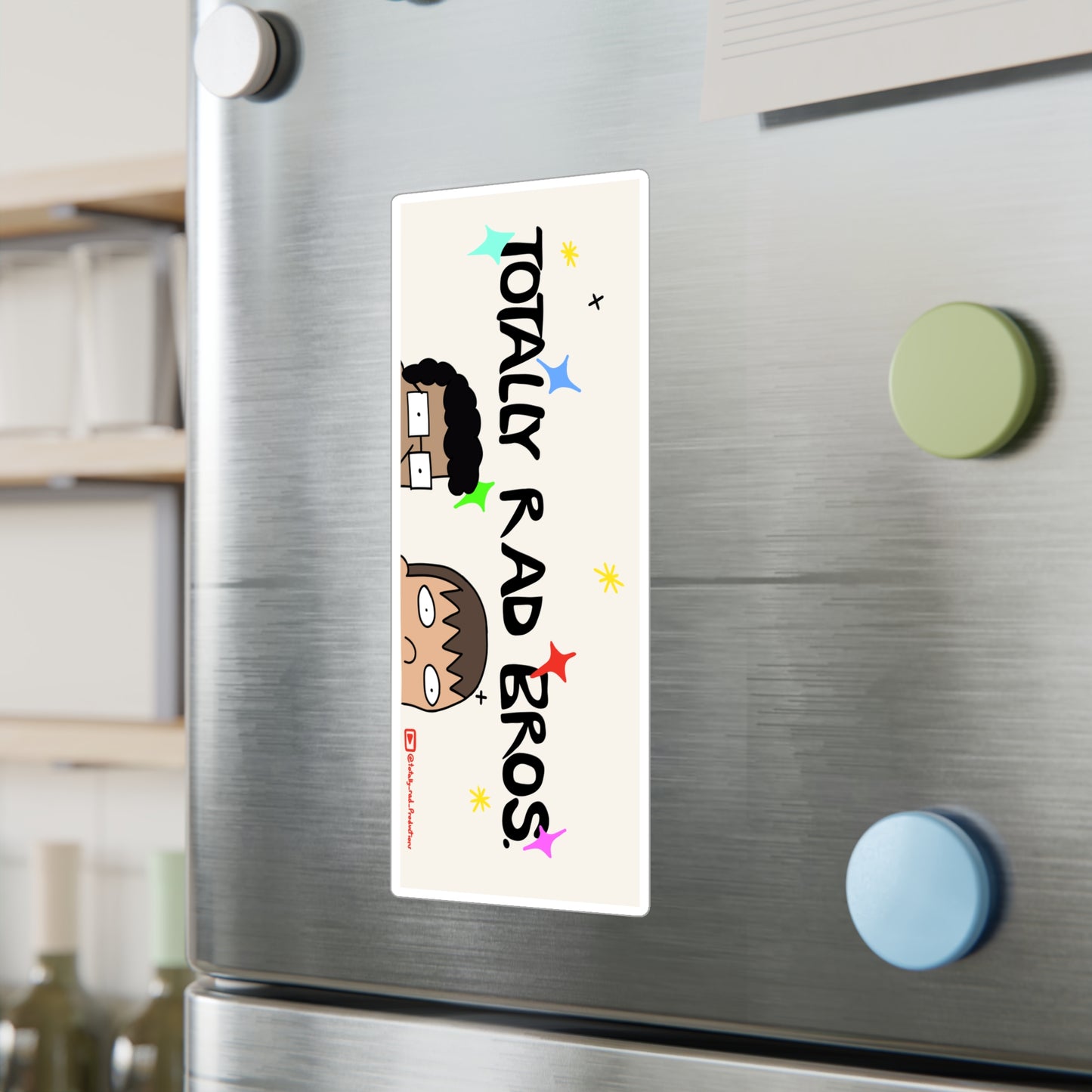 Total Rad Bros. Logo Sticker