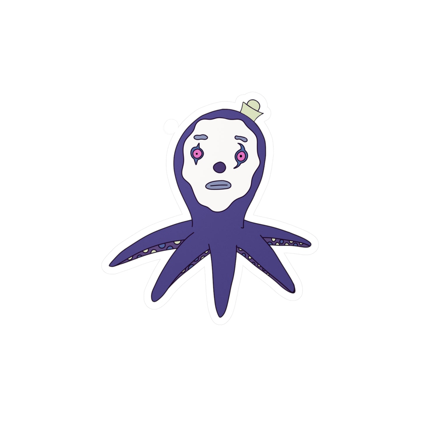 StickGores: Octo-Clown Sticker