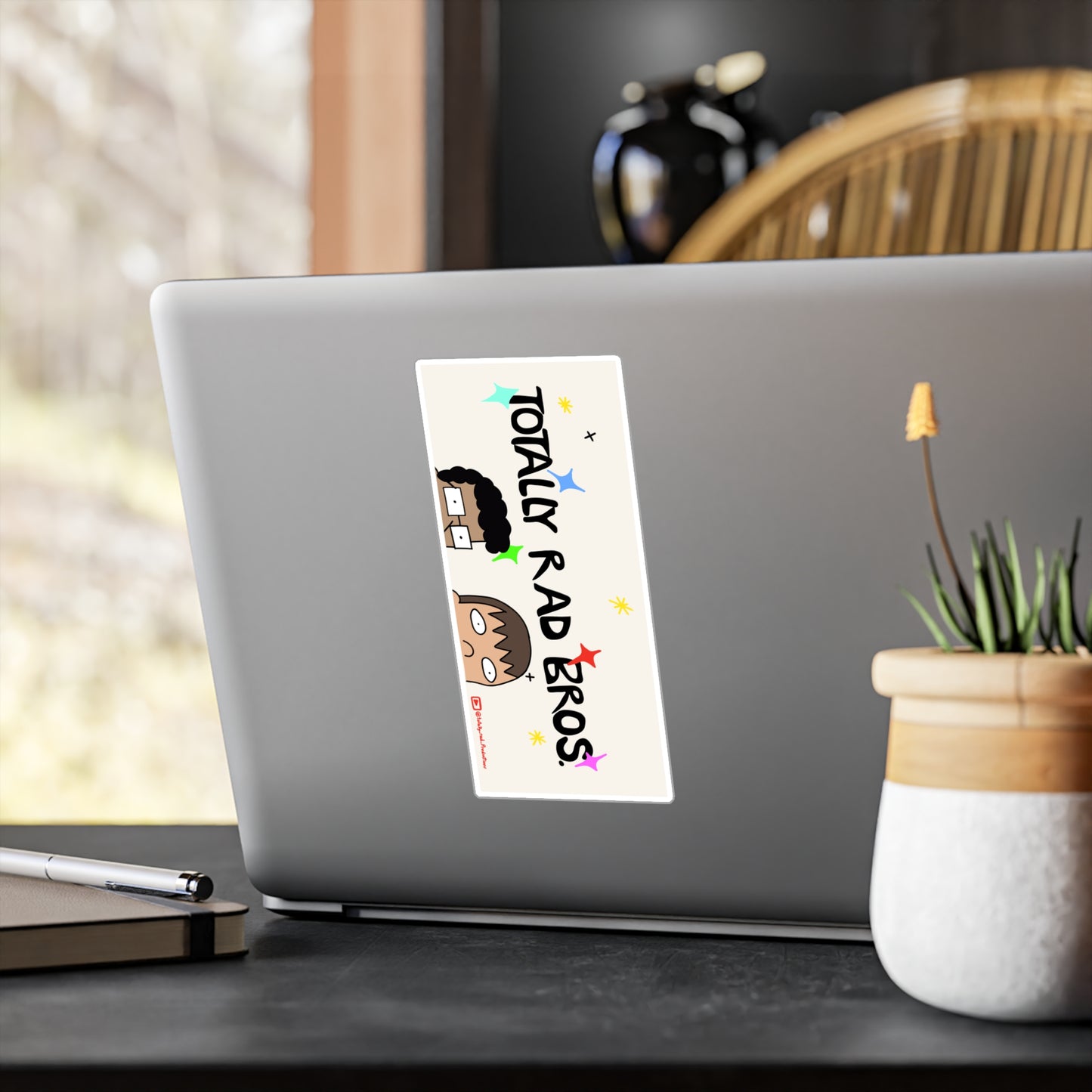Total Rad Bros. Logo Sticker