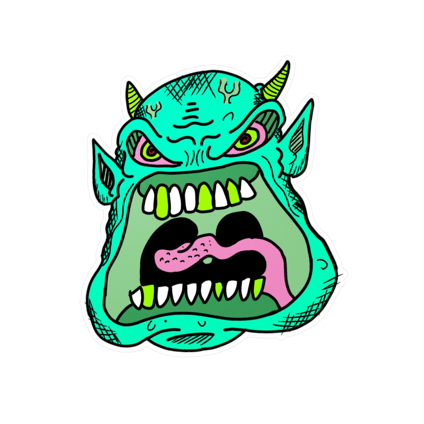 StickGores: Yelling Ogre sticker