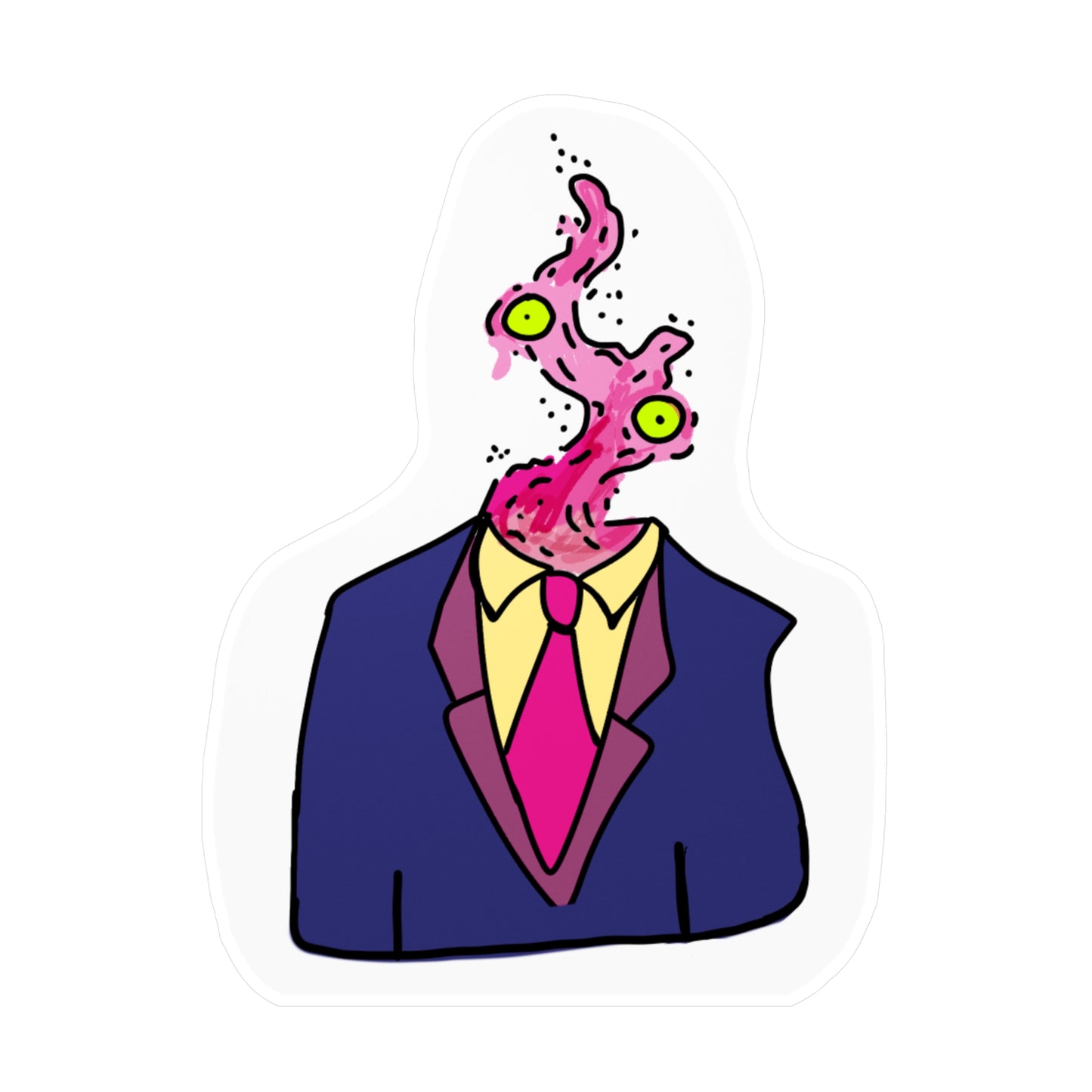 StickGores: Liquid Head sticker