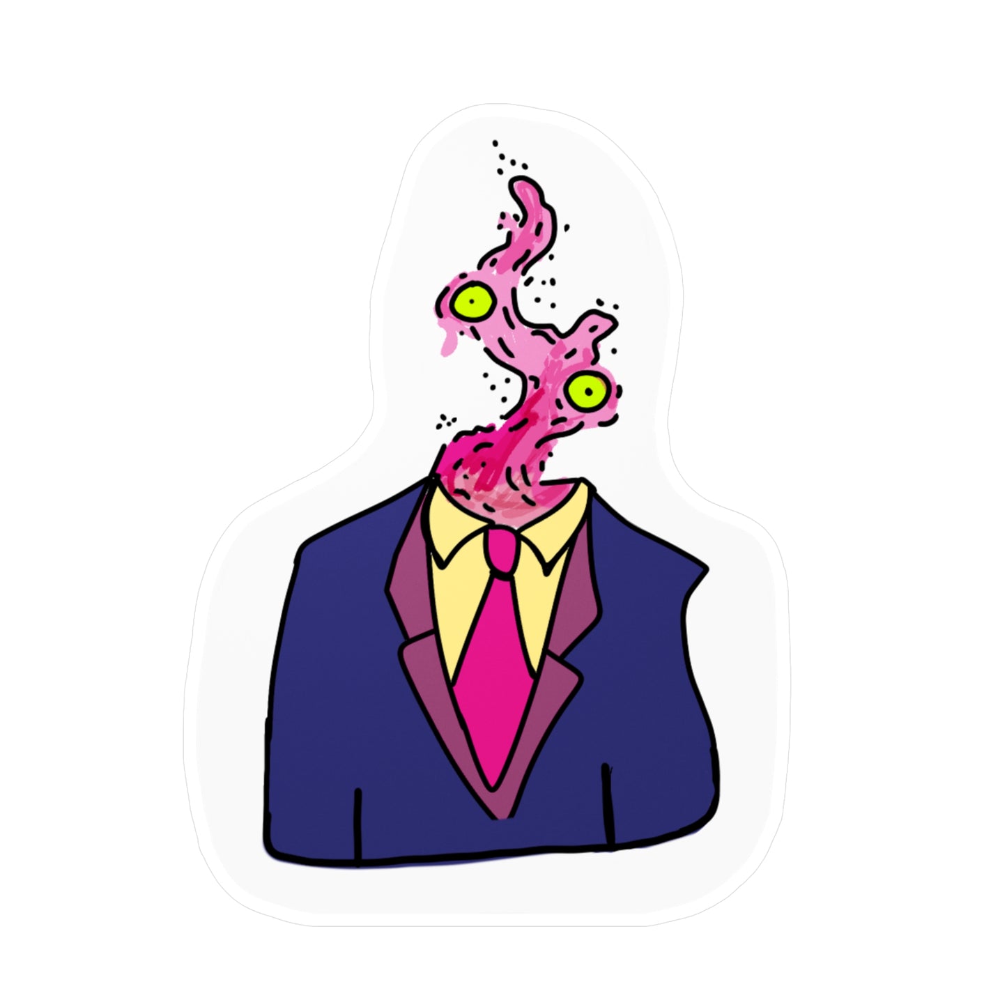 StickGores: Liquid Head sticker