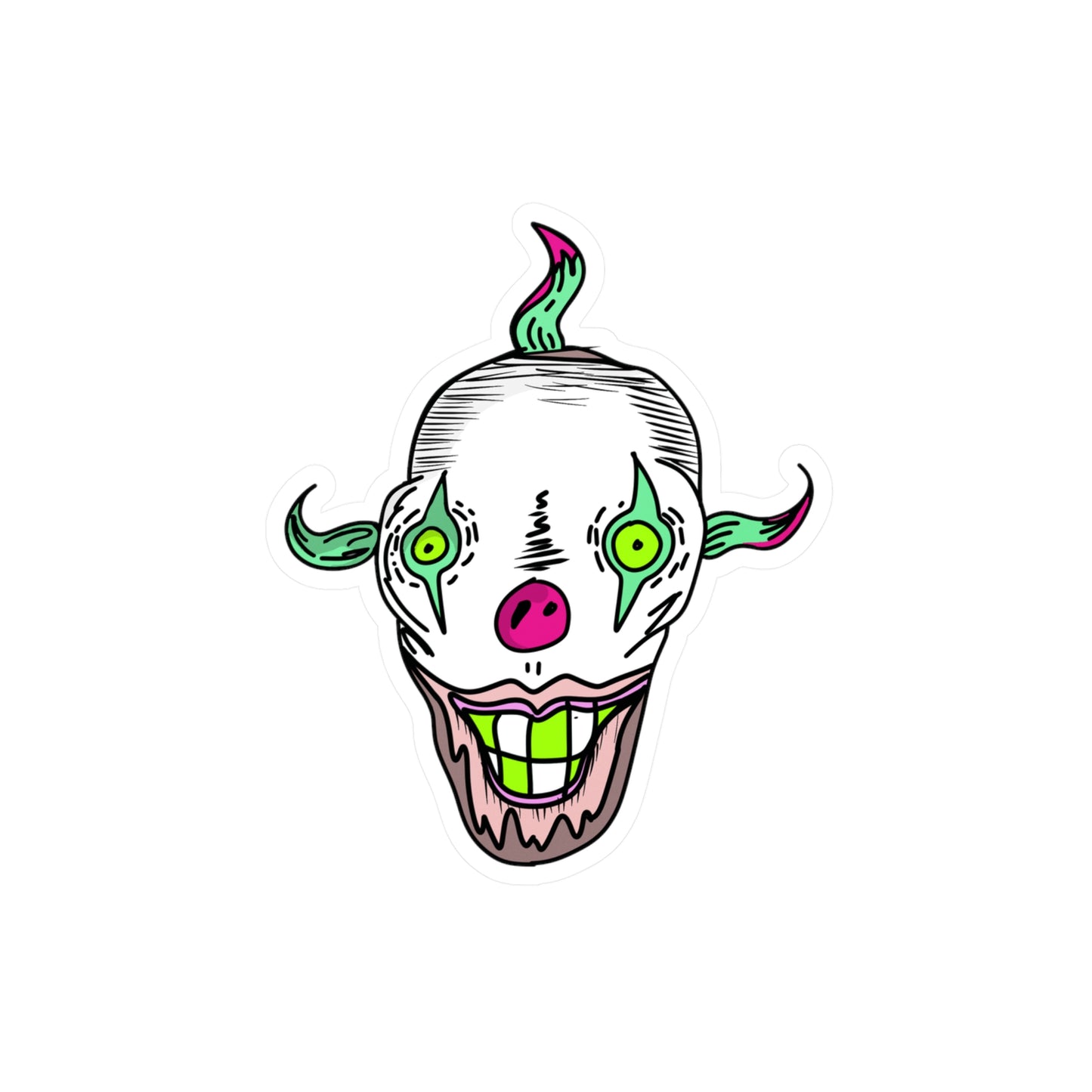 StickGores: Killer Clown Sticker