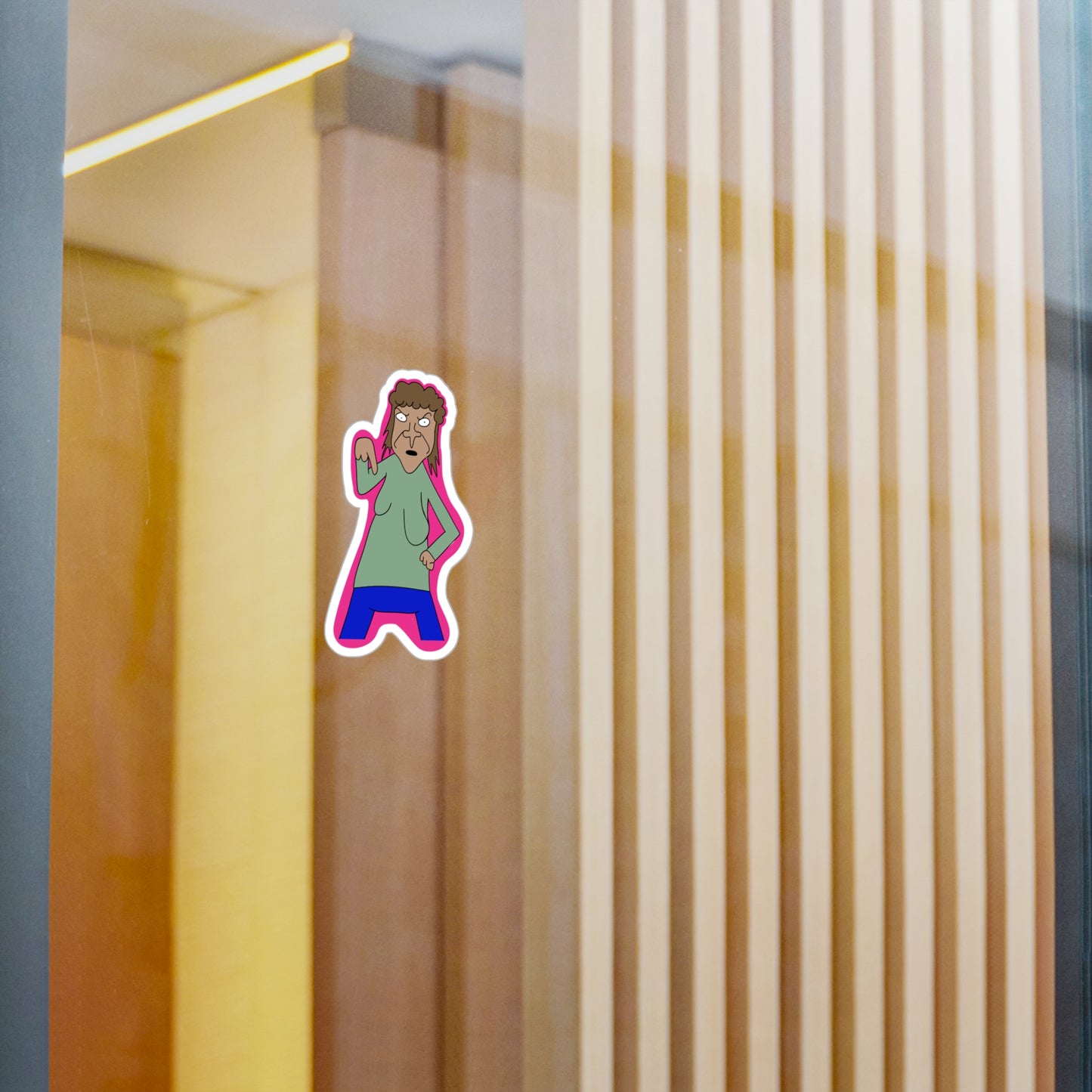 Ms. Mullet Sticker