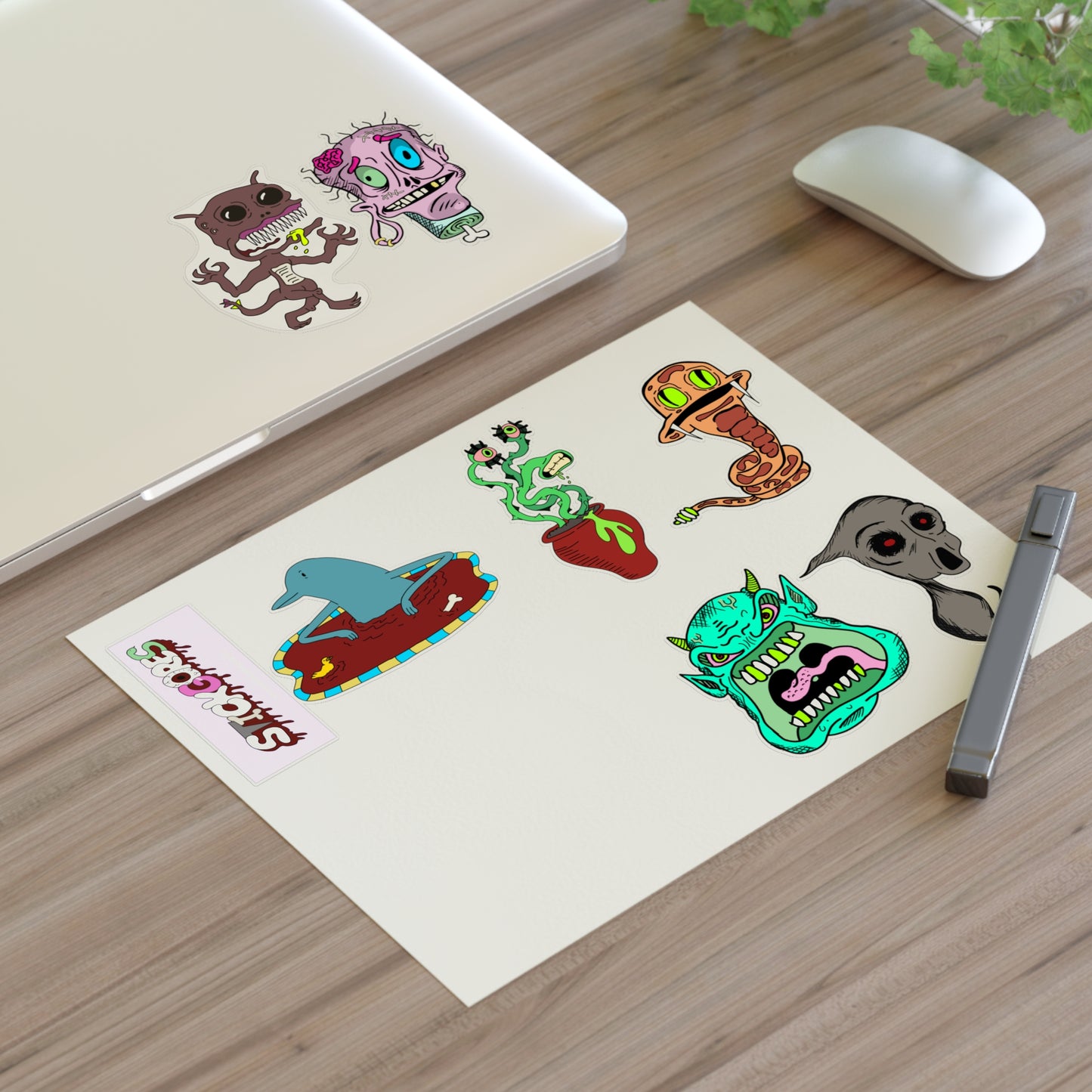 StickGores Wave 1: sticker sheet #2 Ghoulish Things