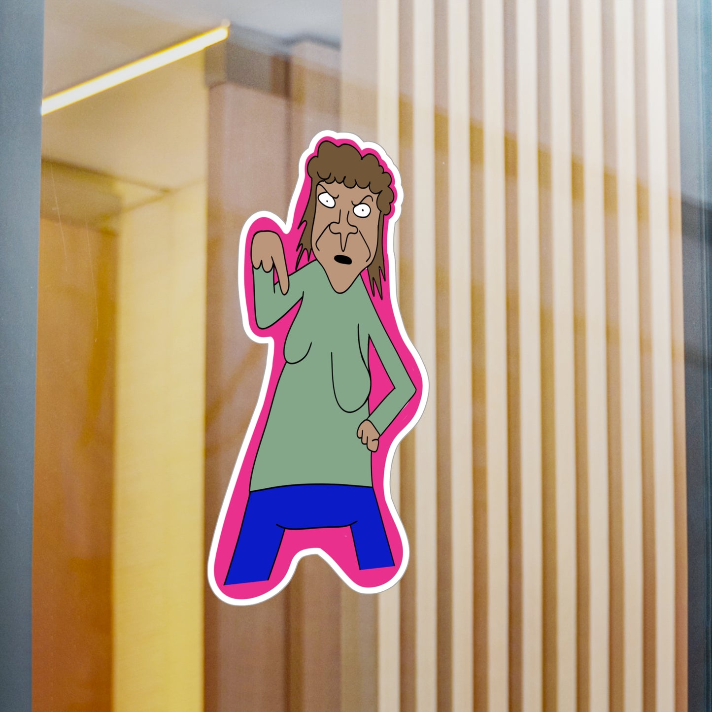 Ms. Mullet Sticker