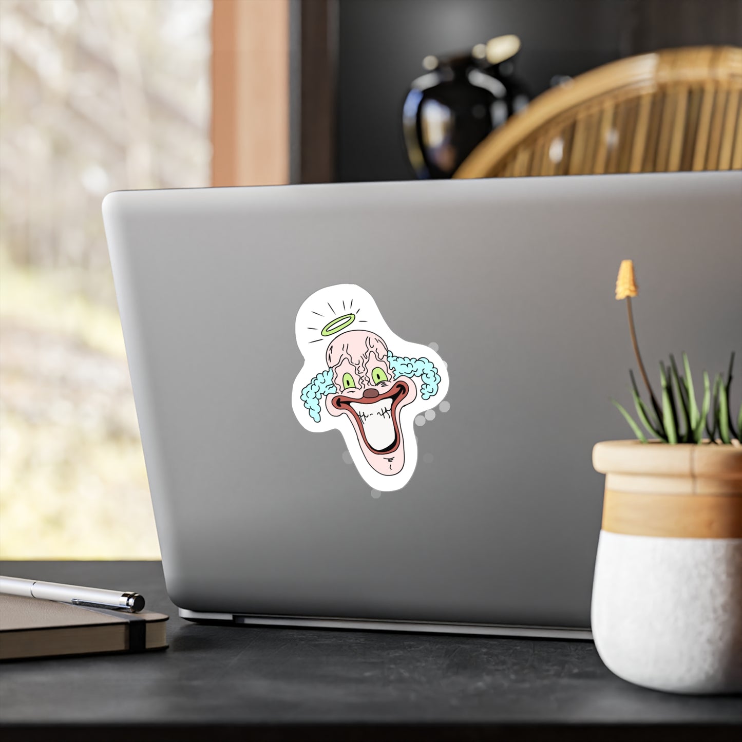 StickGores: Angel Clown Sticker