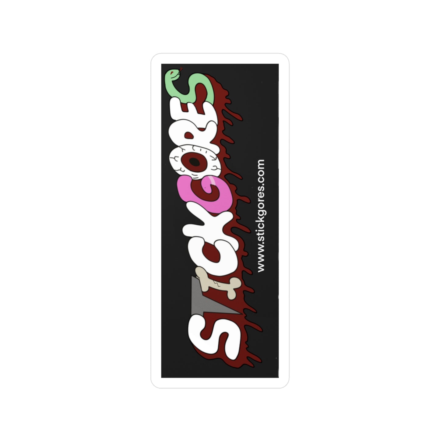 StickGores Logo Sticker: Black