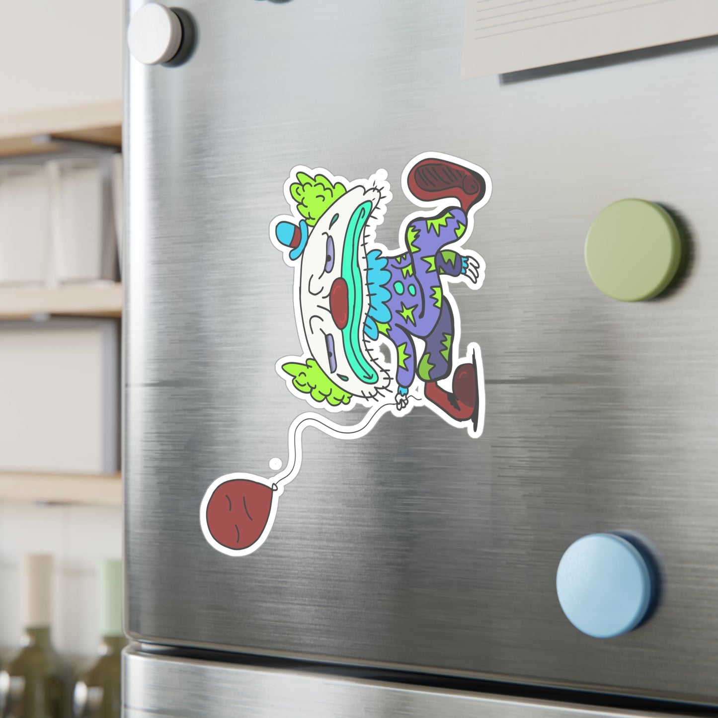 StickGores: Sad Clown Sticker