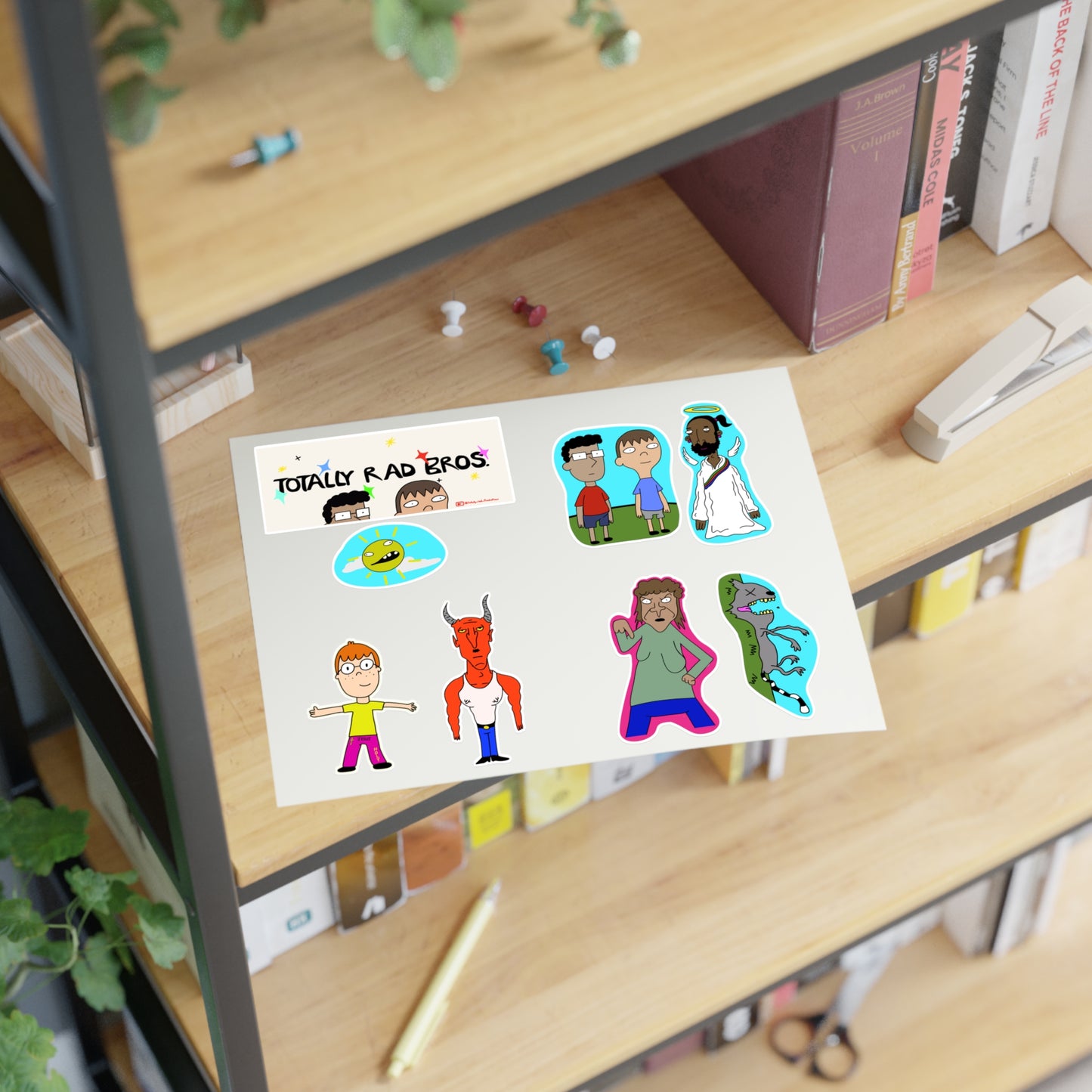 Totally Rad Bros. Totally rad super Stickgores sheet