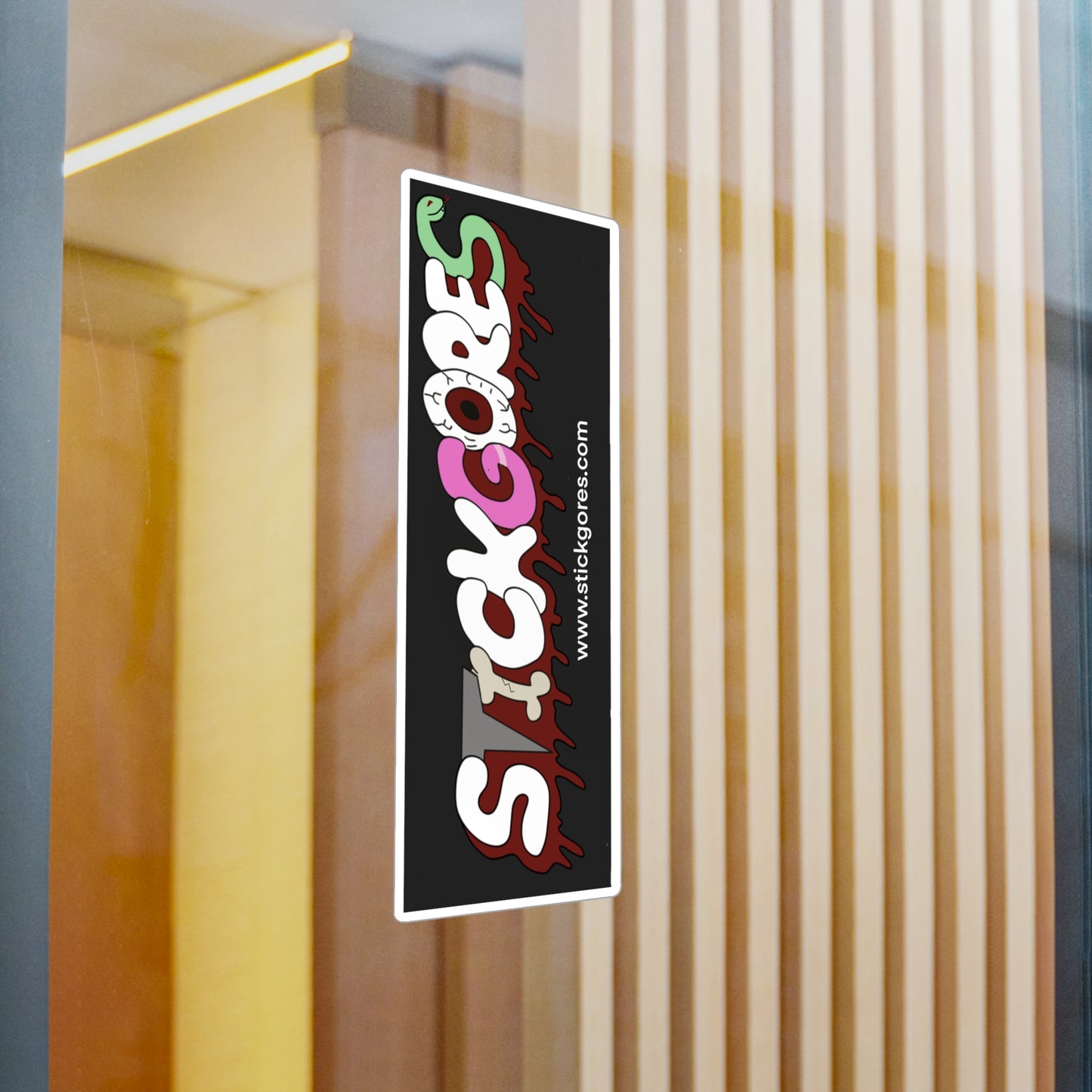 StickGores Logo Sticker: Black