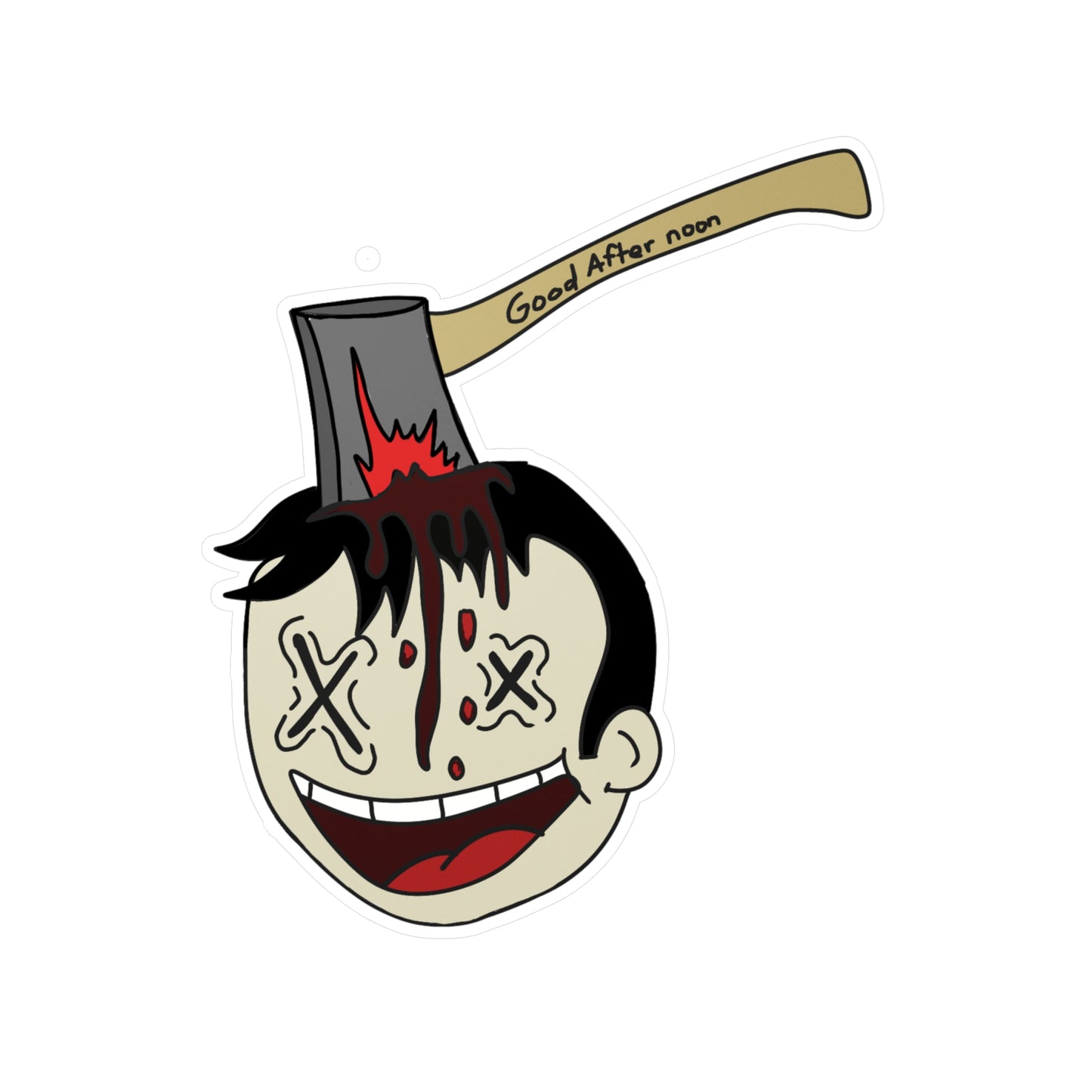 StickGores: Axe head boy sticker