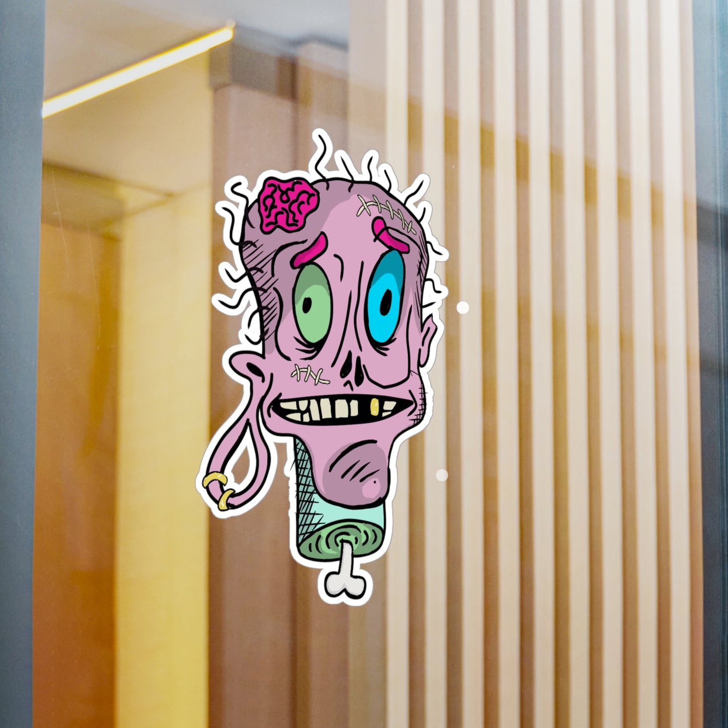 StickGores: Zombie head Sticker