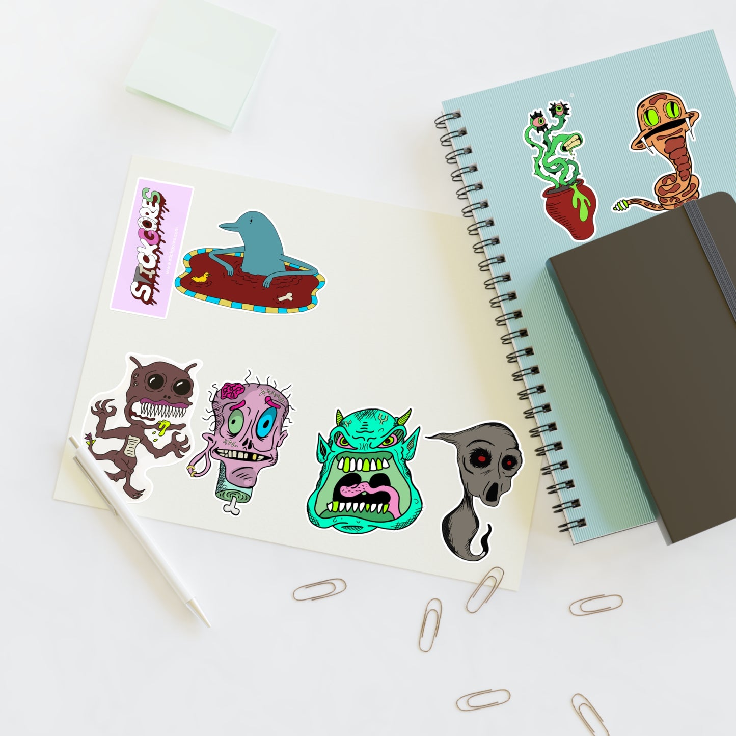 StickGores Wave 1: sticker sheet #2 Ghoulish Things