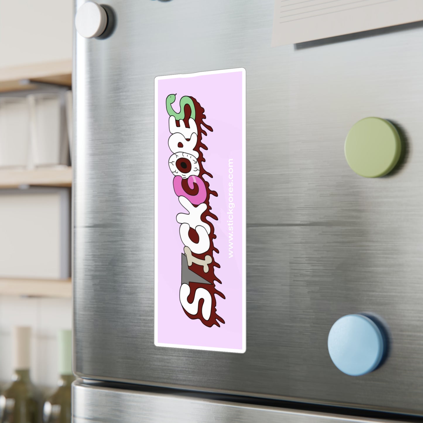 StickGores Logo Sticker Pink