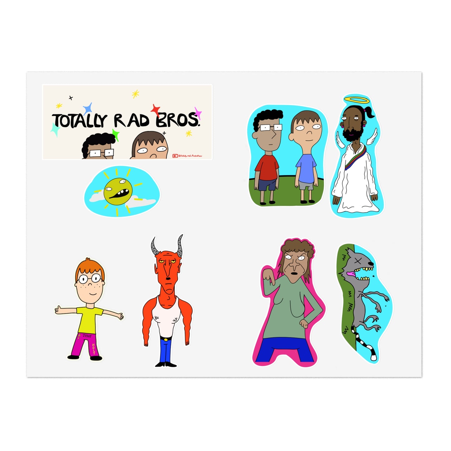 Totally Rad Bros. Totally rad super Stickgores sheet