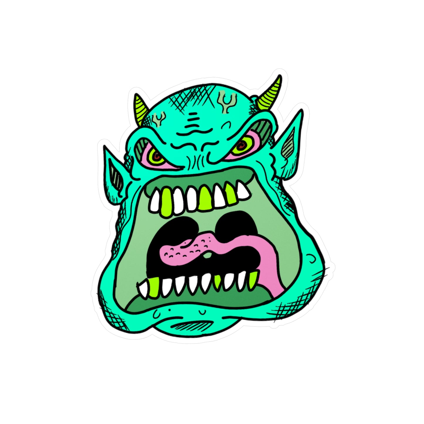 StickGores: Yelling Ogre sticker