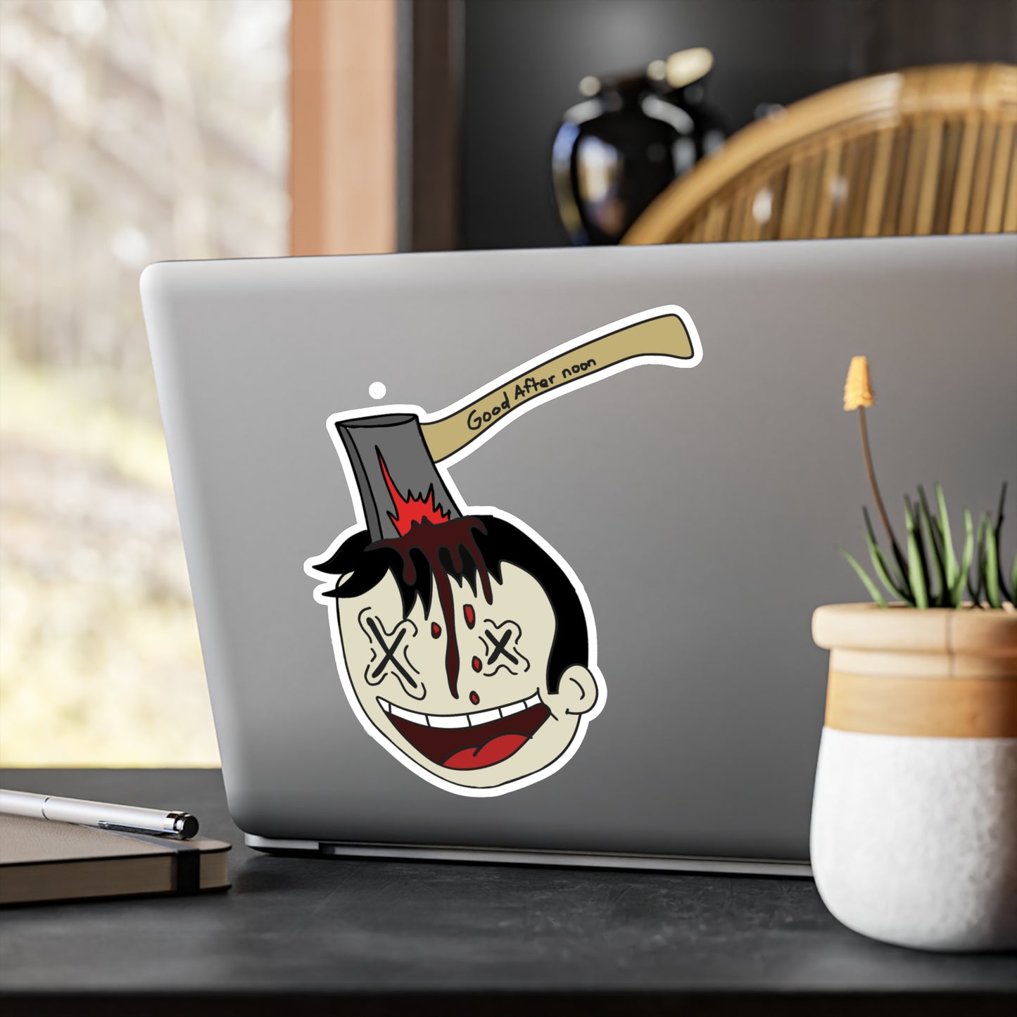 StickGores: Axe head boy sticker