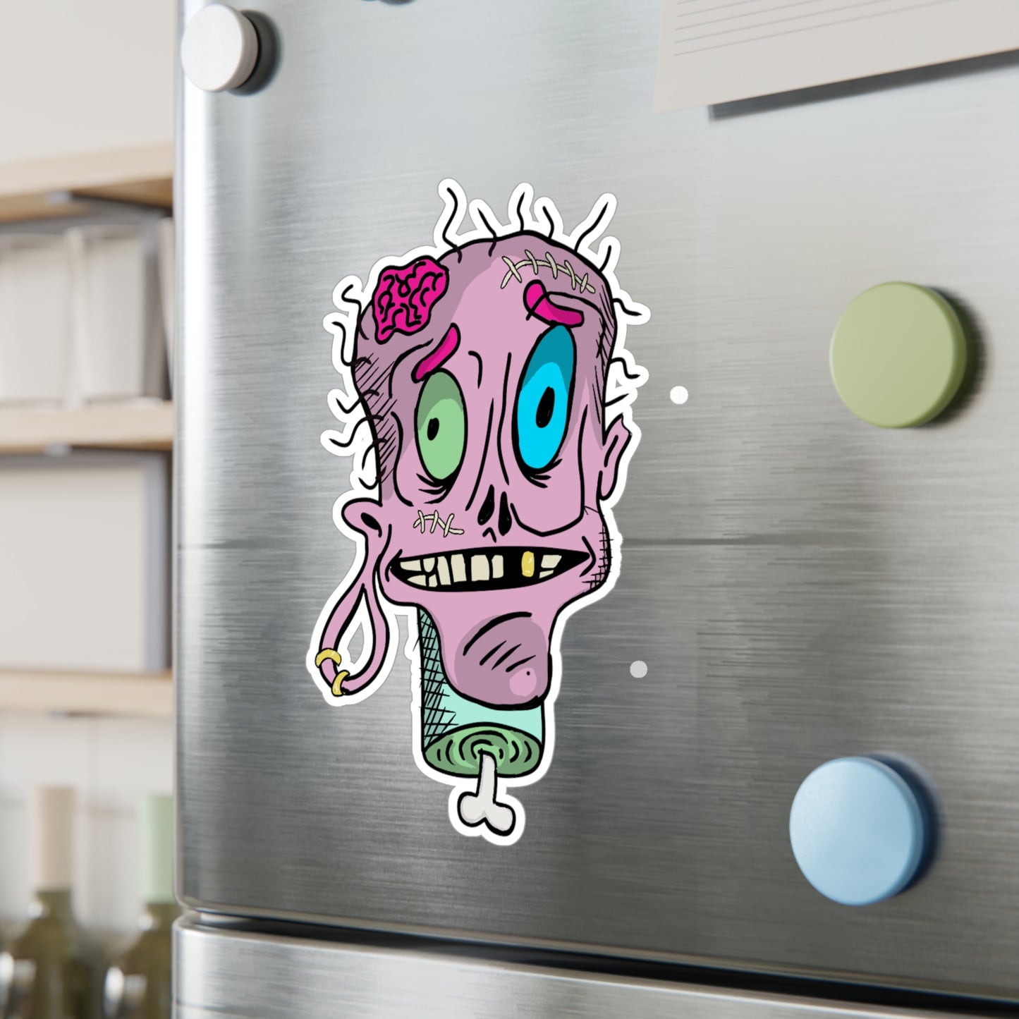 StickGores: Zombie head Sticker