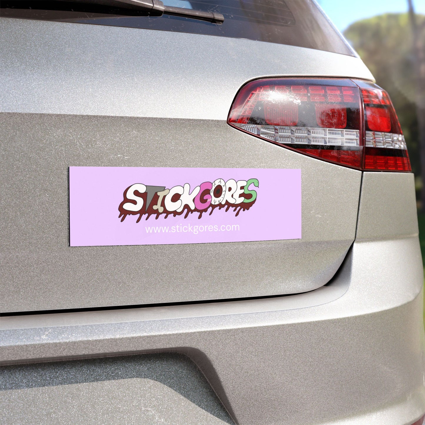 Copy of StickGores Logo Car Magnet Pink