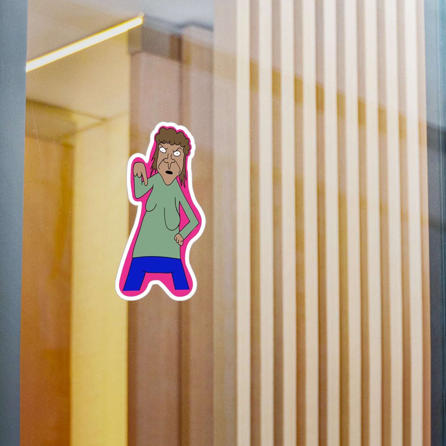 Ms. Mullet Sticker