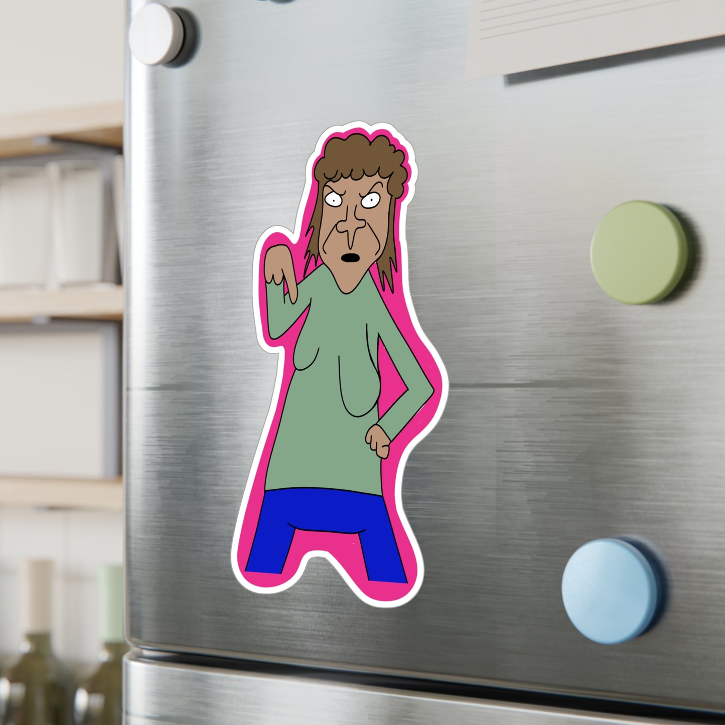 Ms. Mullet Sticker