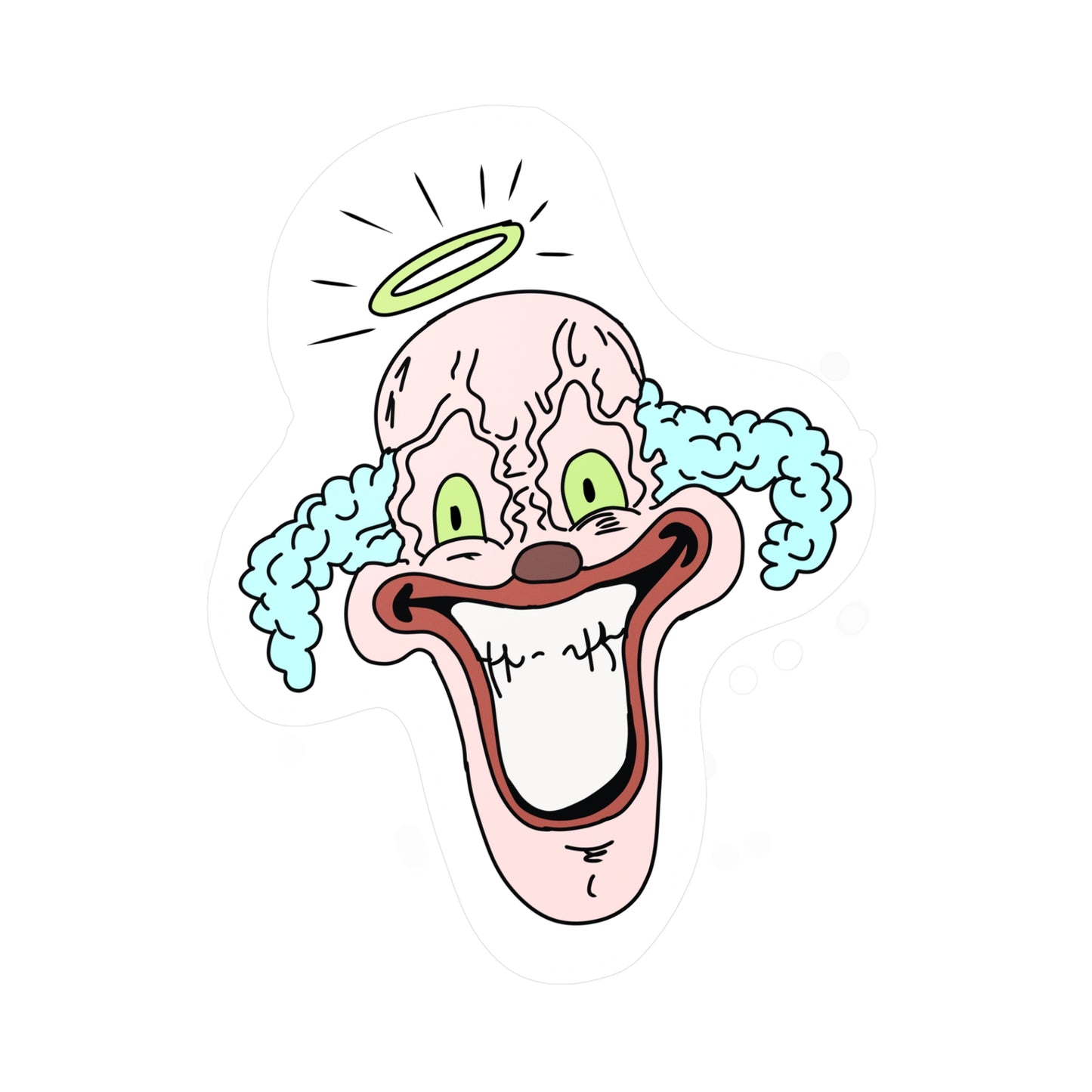 StickGores: Angel Clown Sticker