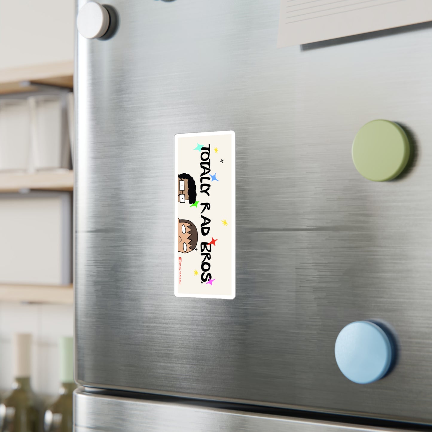 Total Rad Bros. Logo Sticker