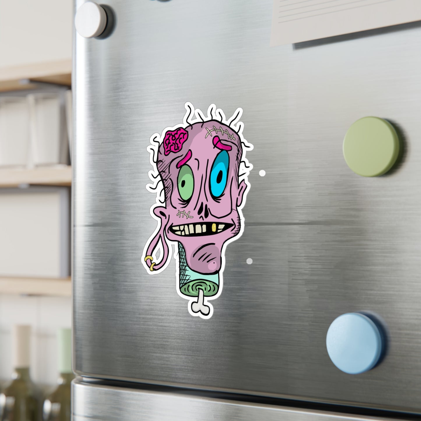 StickGores: Zombie head Sticker