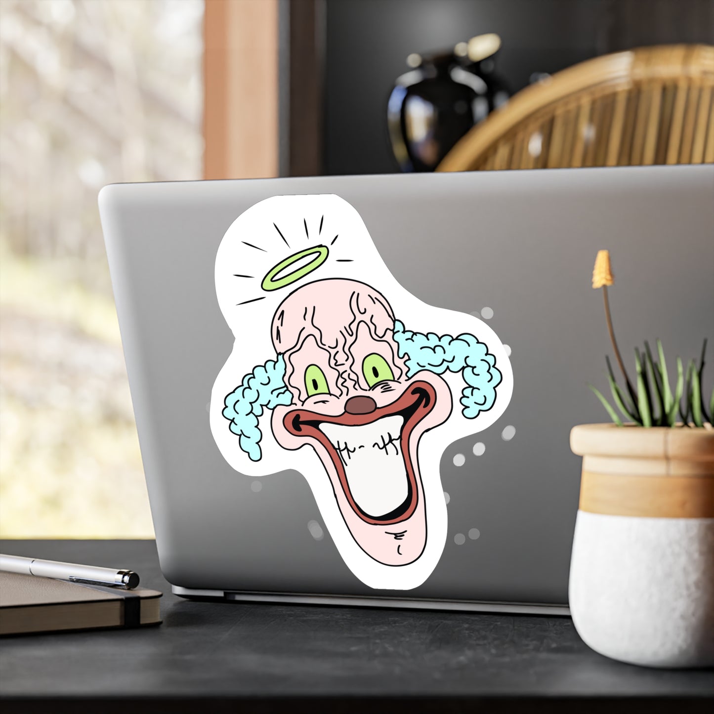 StickGores: Angel Clown Sticker