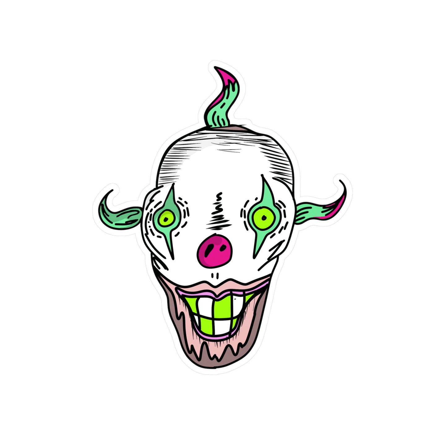 StickGores: Killer Clown Sticker