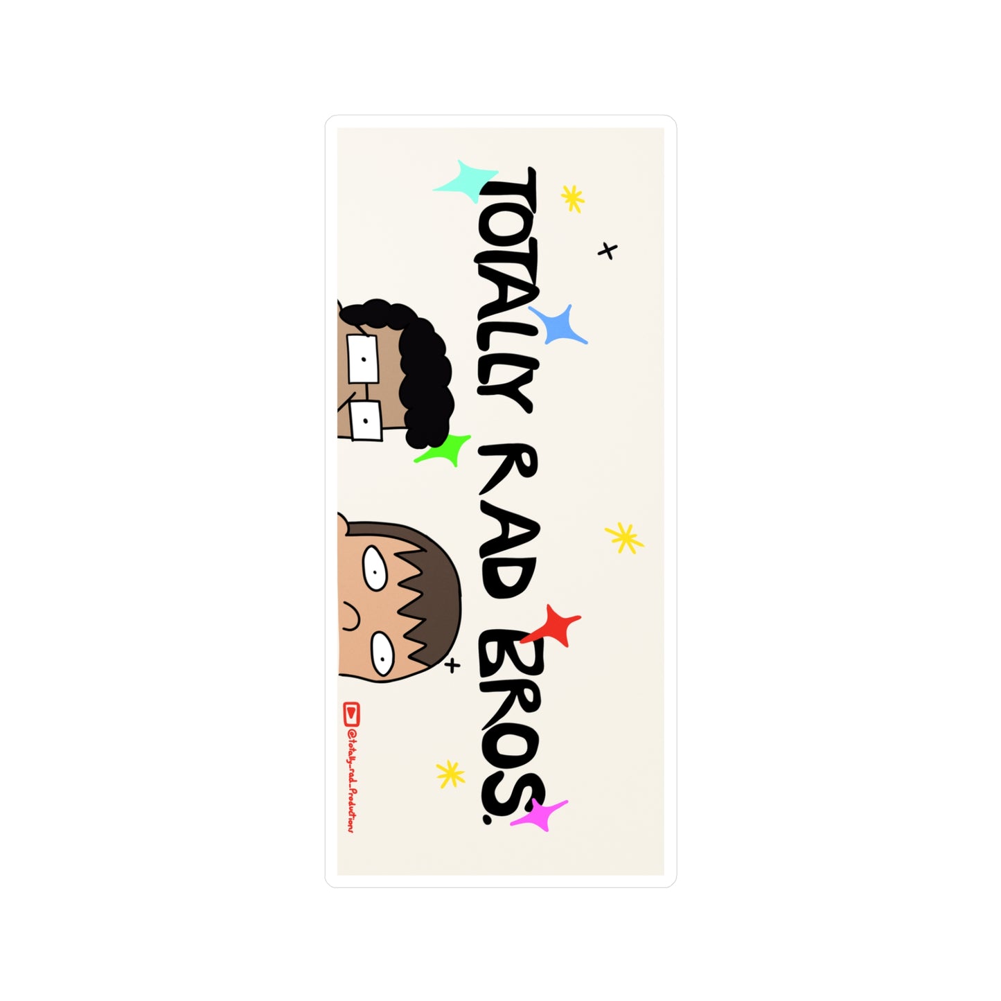 Total Rad Bros. Logo Sticker