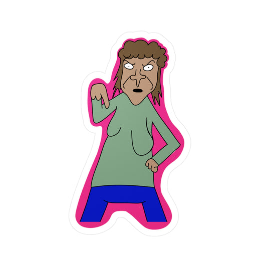 Ms. Mullet Sticker