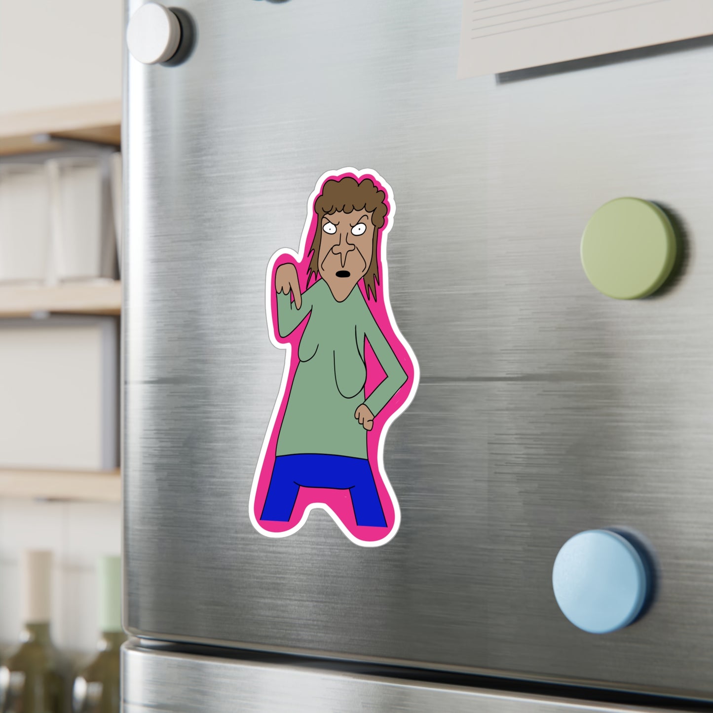 Ms. Mullet Sticker