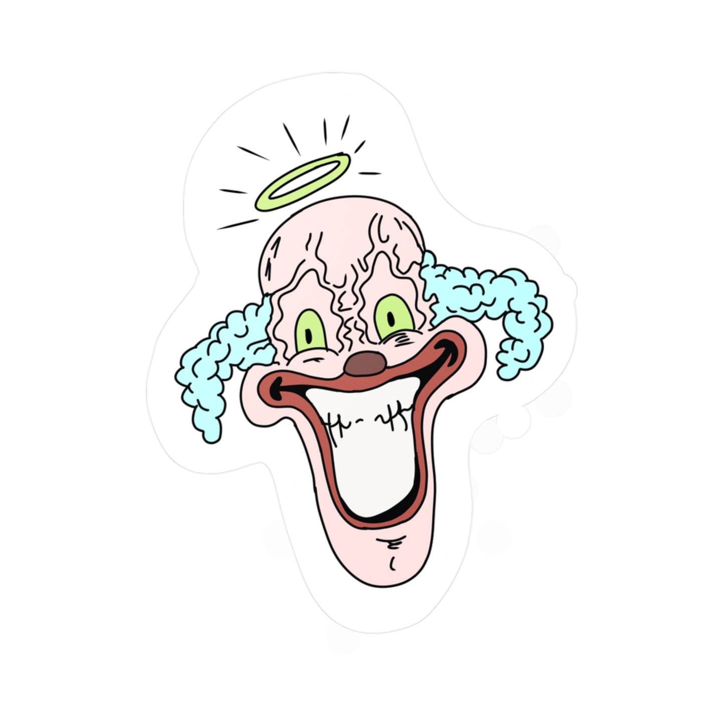 StickGores: Angel Clown Sticker