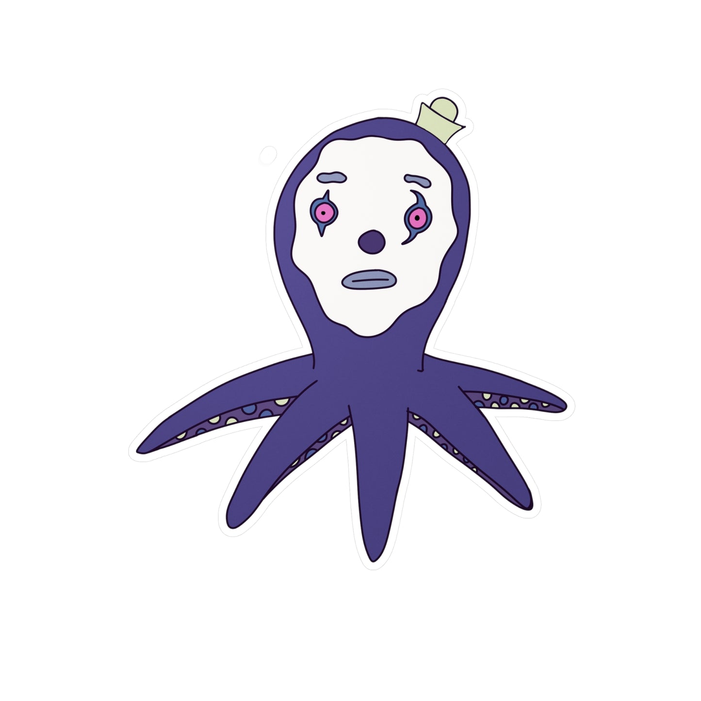 StickGores: Octo-Clown Sticker