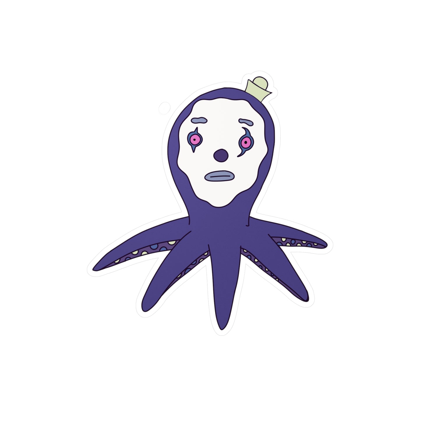 StickGores: Octo-Clown Sticker