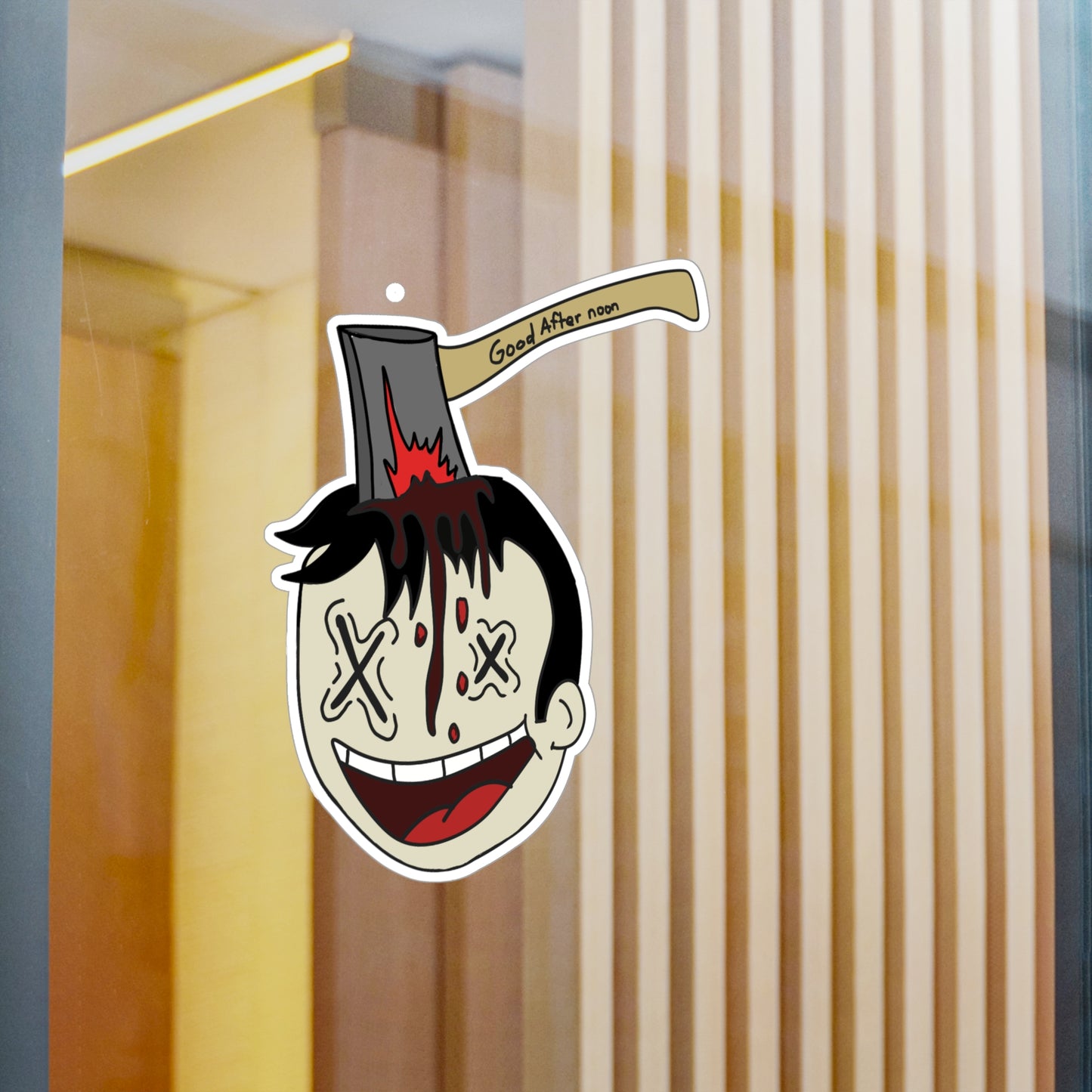 StickGores: Axe head boy sticker