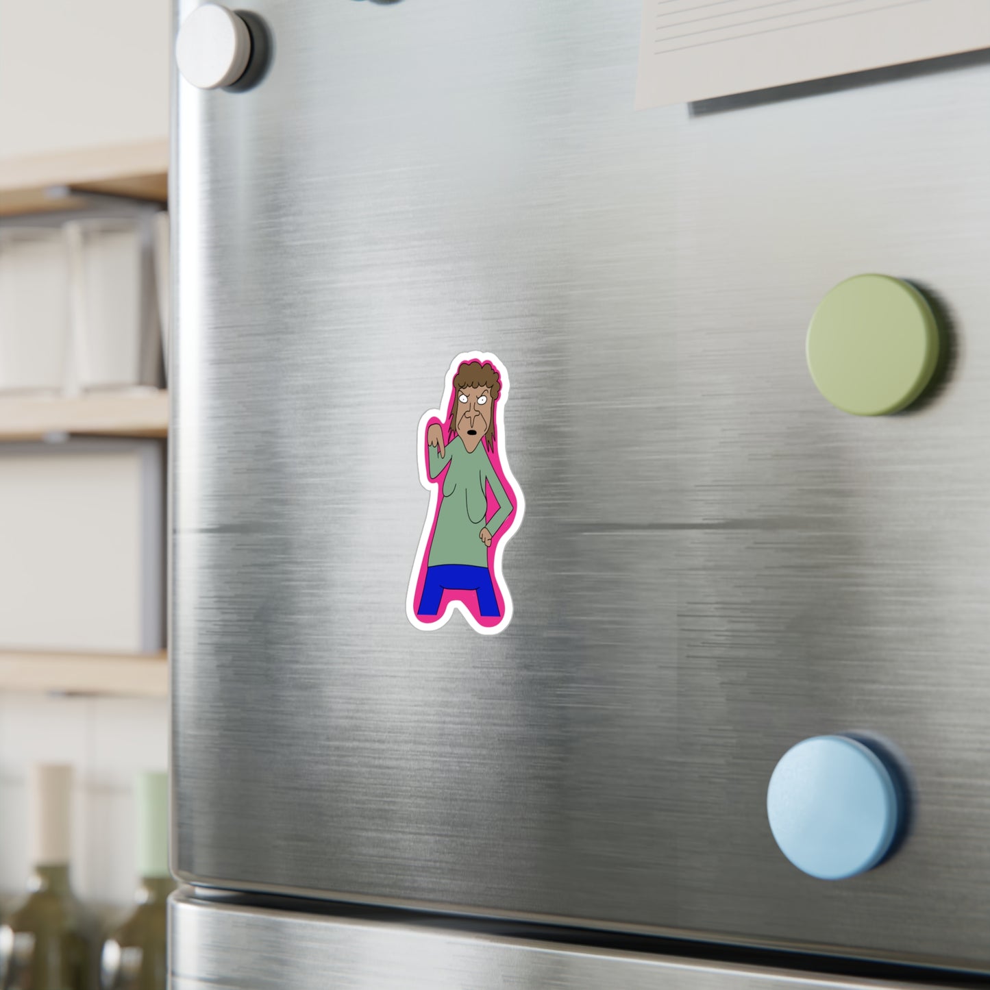 Ms. Mullet Sticker