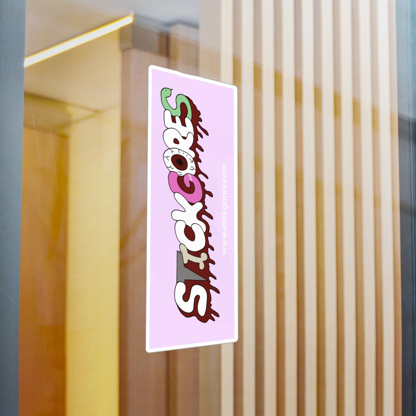 StickGores Logo Sticker Pink