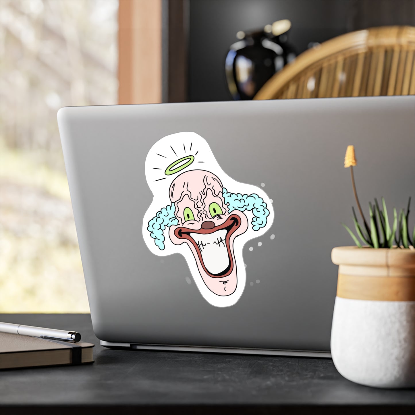 StickGores: Angel Clown Sticker