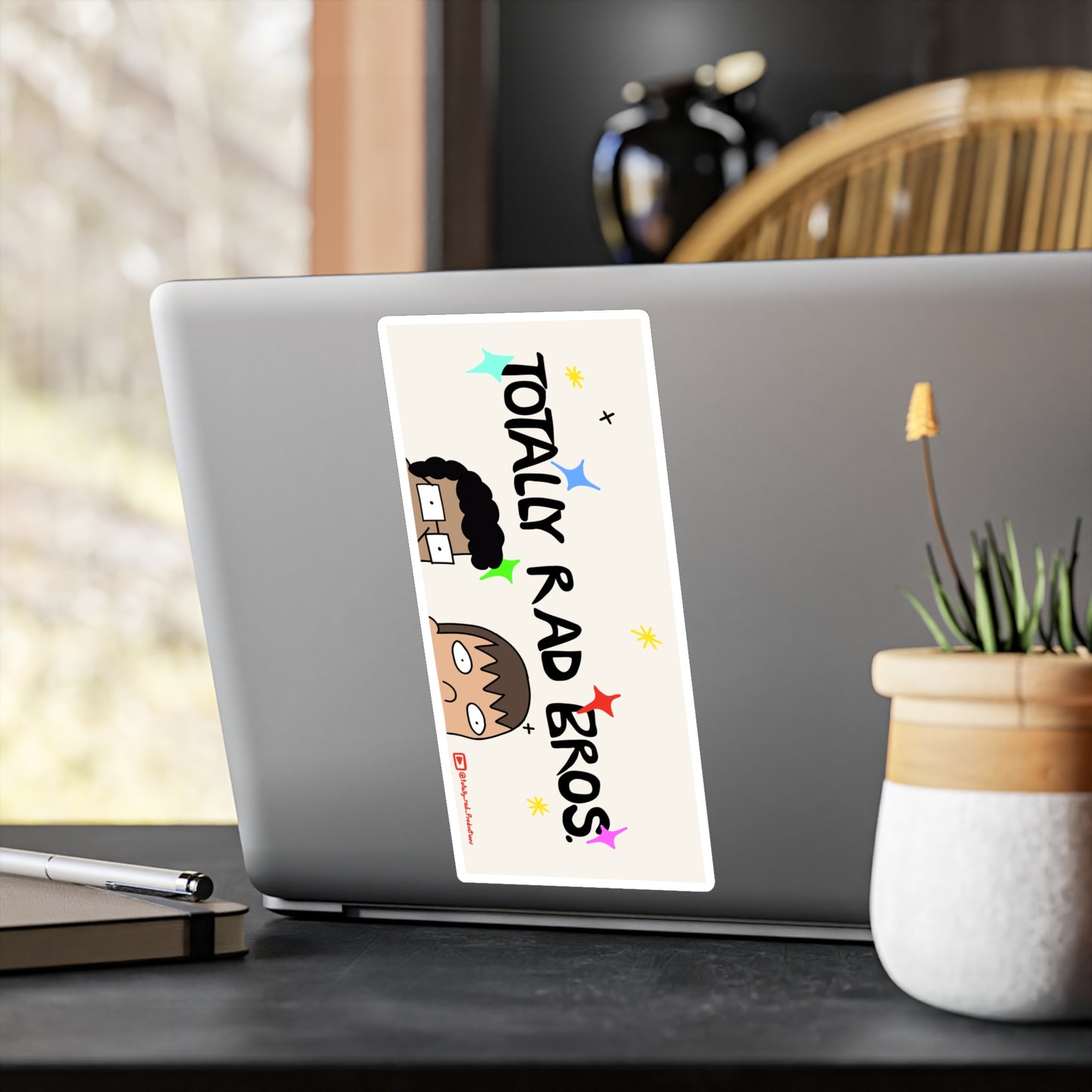 Total Rad Bros. Logo Sticker