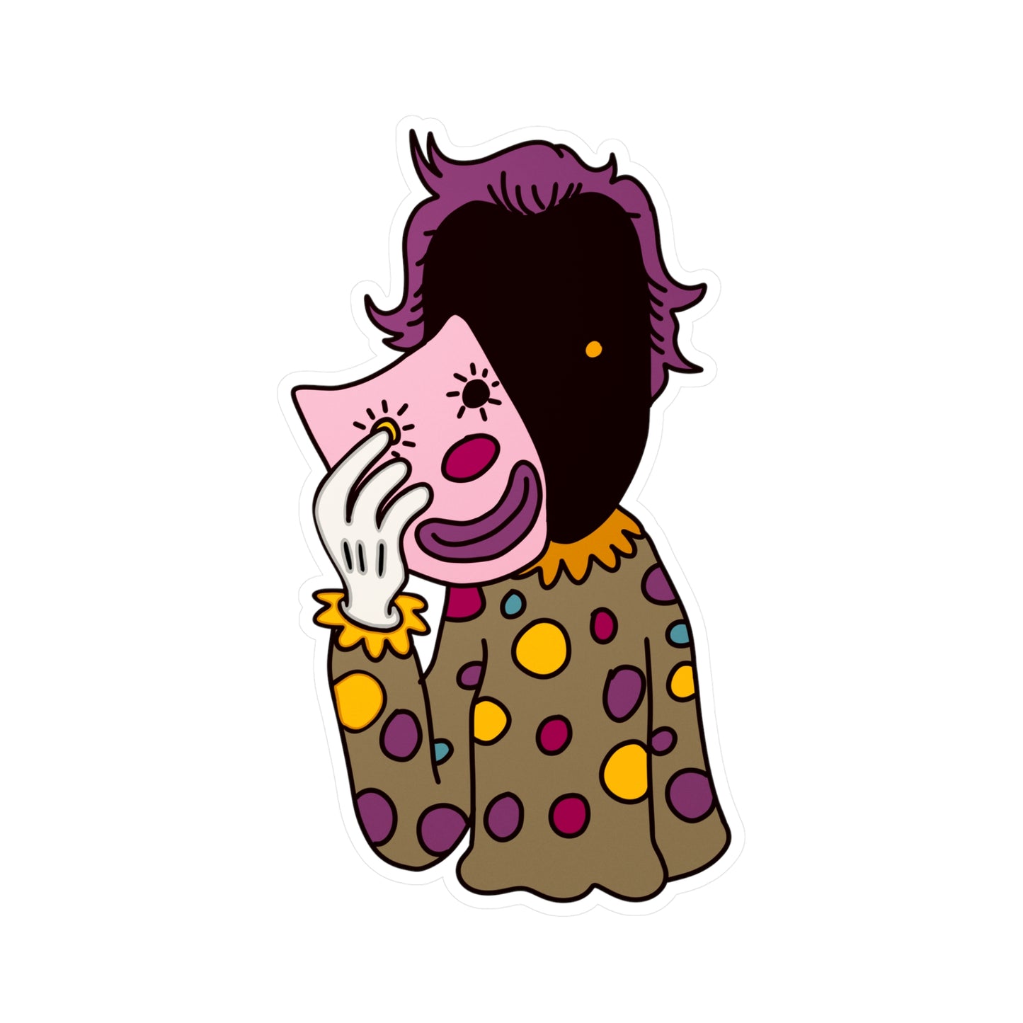 StickGore: Dark Void Clown Sticker